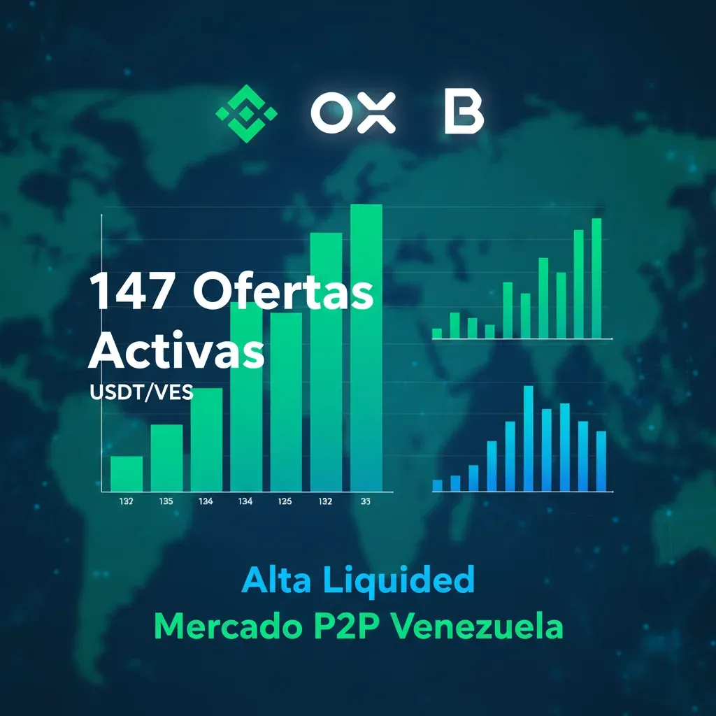 Alta Liquidez en el Mercado P2P: 147 Ofertas Activas en USDT/VES